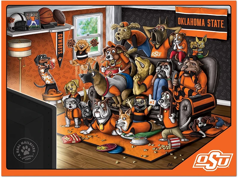 YouTheFan Oklahoma State University Purebred Fans 500 Piece Puzzle