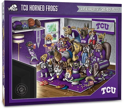 YouTheFan Texas Christian University Purebred Fans 500 Piece Puzzle