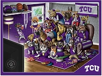 YouTheFan Texas Christian University Purebred Fans 500 Piece Puzzle