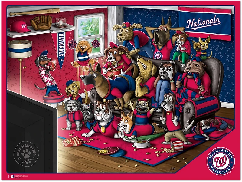 YouTheFan Washington Nationals Purebred Fans 500 Piece Puzzle