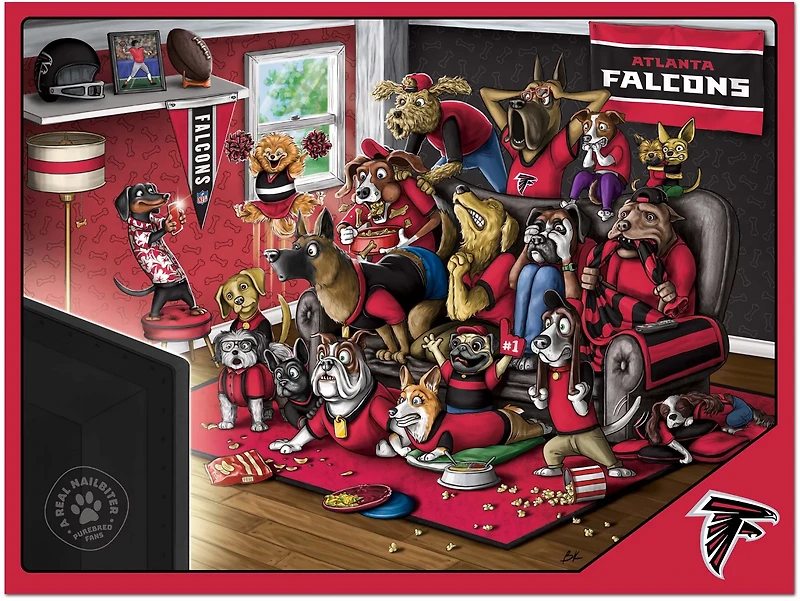 YouTheFan Atlanta Falcons Purebred Fans 500 Piece Puzzle