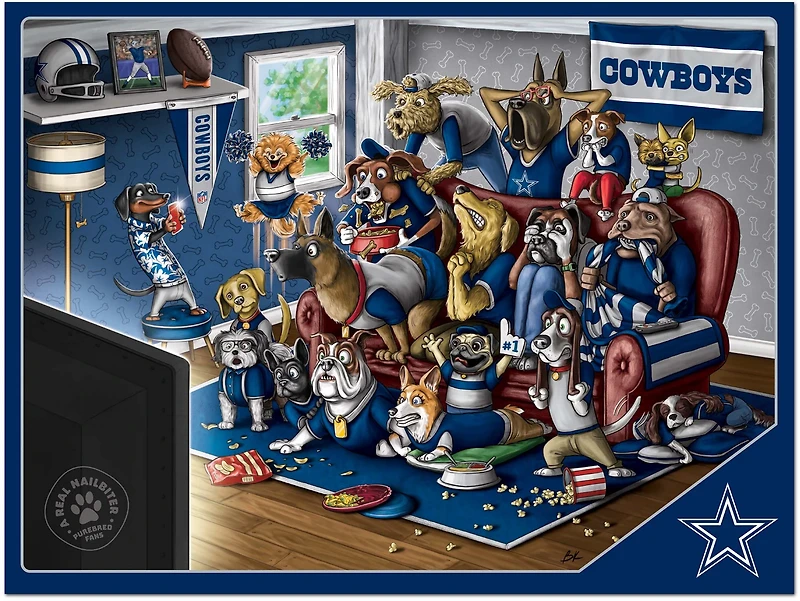 YouTheFan Dallas Cowboys Purebred Fans 500 Piece Puzzle