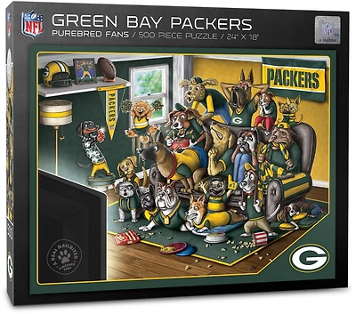 YouTheFan Green Bay Packers Purebred Fans 500 Piece Puzzle