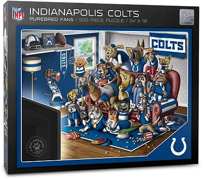 YouTheFan Indianapolis Colts Purebred Fans 500 Piece Puzzle