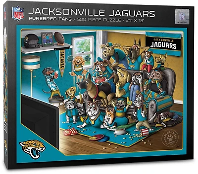 YouTheFan Jacksonville Jaguars Purebred Fans 500 Piece Puzzle