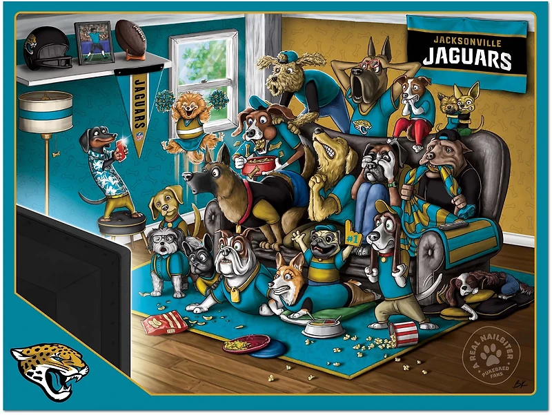 YouTheFan Jacksonville Jaguars Purebred Fans 500 Piece Puzzle