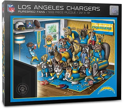 YouTheFan San Diego Chargers Purebred Fans 500 Piece Puzzle
