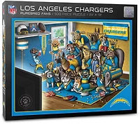 YouTheFan San Diego Chargers Purebred Fans 500 Piece Puzzle