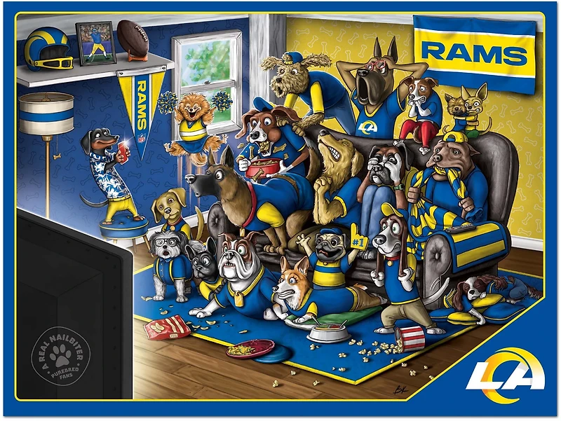 YouTheFan St. Louis Rams Purebred Fans 500 Piece Puzzle