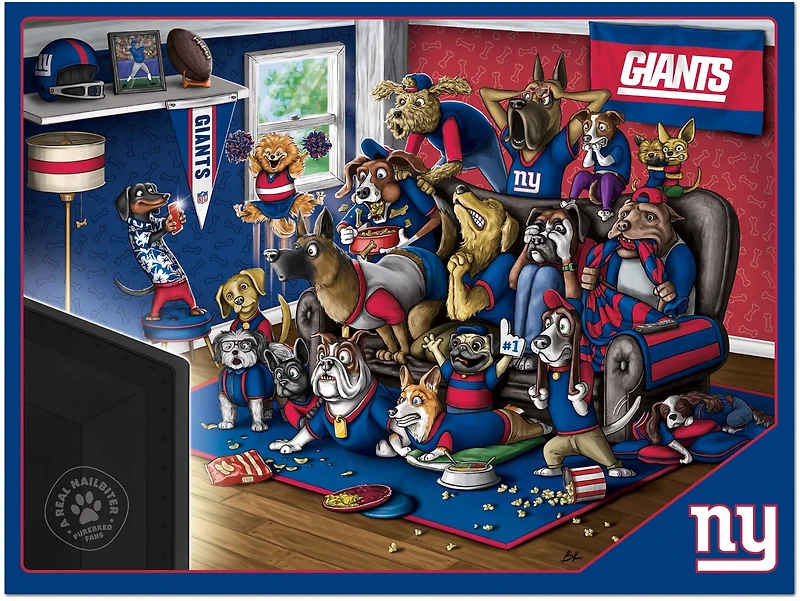 YouTheFan New York Giants Purebred Fans 500 Piece Puzzle