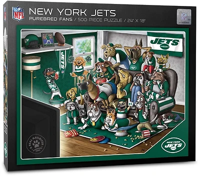 YouTheFan New York Jets Purebred Fans 500 Piece Puzzle