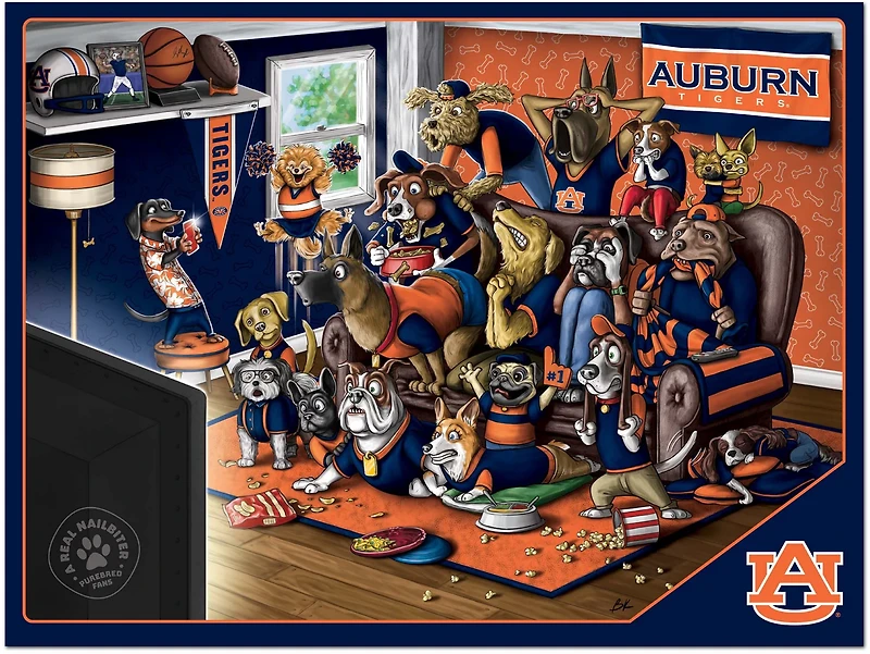 YouTheFan Auburn University Purebred Fans 500 Piece Puzzle