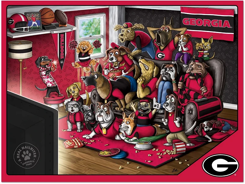 YouTheFan University of Georgia Purebred Fans 500 Piece Puzzle