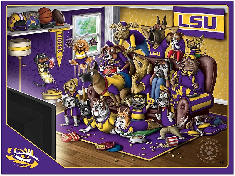 YouTheFan Louisiana State University Purebred Fans 500 Piece Puzzle