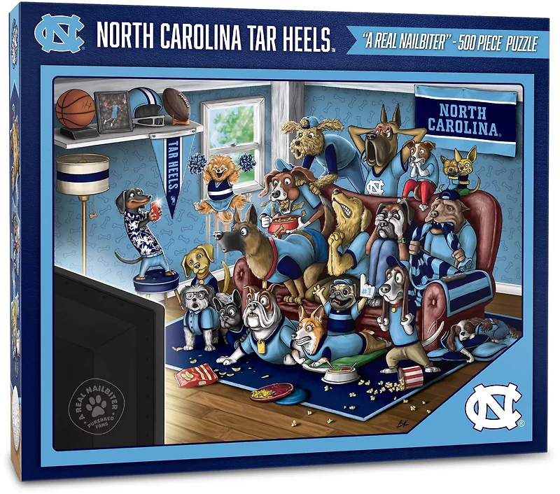 YouTheFan University of North Carolina Purebred Fans 500 Piece Puzzle