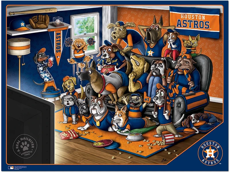YouTheFan Houston Astros Purebred Fans 500 Piece Puzzle