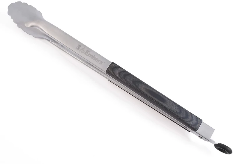 3 Embers Stainless Steel Locking Tongs