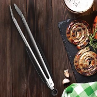 3 Embers Stainless Steel Locking Tongs