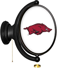 The Fan-Brand University of Arkansas Oval Rotating Lighted Sign