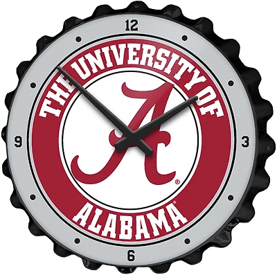 The Fan-Brand University of Alabama Bottle Cap Clock
