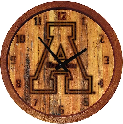 The Fan-Brand Appalachian State University Branded Faux Barrel Top Clock