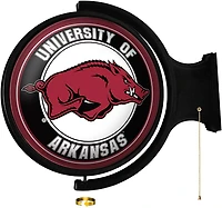 The Fan-Brand University of Arkansas Round Rotating Lighted Sign