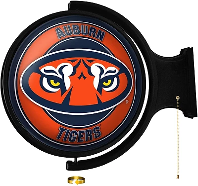 The Fan-Brand Auburn University Tiger Eyes Round Rotating Lighted Sign