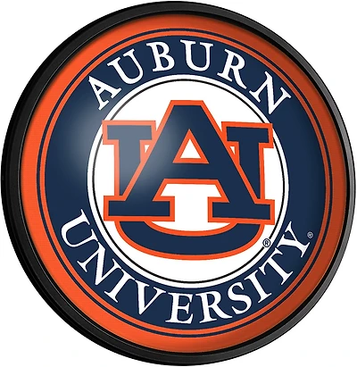 The Fan-Brand Auburn University Round Slimline Lighted Sign