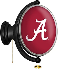 The Fan-Brand University of Alabama Oval Rotating Lighted Sign