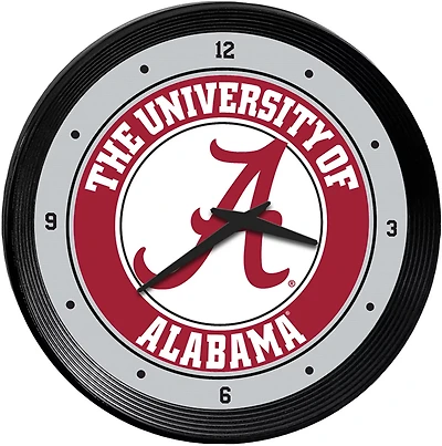 The Fan-Brand University of Alabama Ribbed Wall Clock
