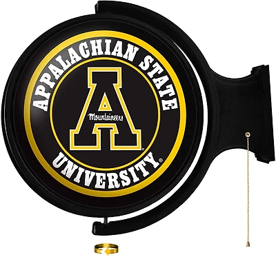 The Fan-Brand Appalachian State University Round Rotating Lighted Sign