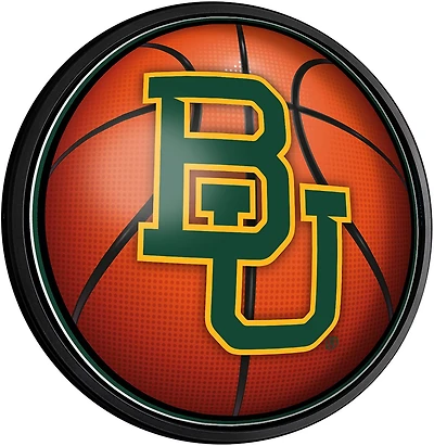 The Fan-Brand Baylor University Basketball Round Slimline Lighted Sign