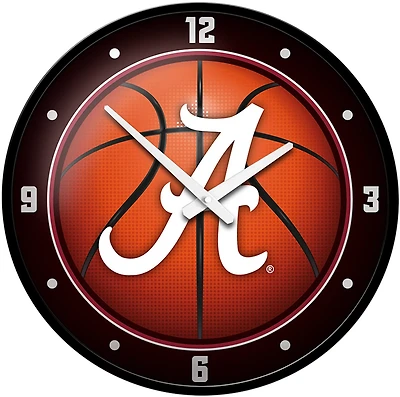 The Fan-Brand University of Alabama Basketball Modern Disc Clock