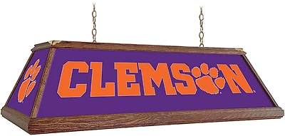 The Fan-Brand Clemson University Premium Wood Pool Table Light