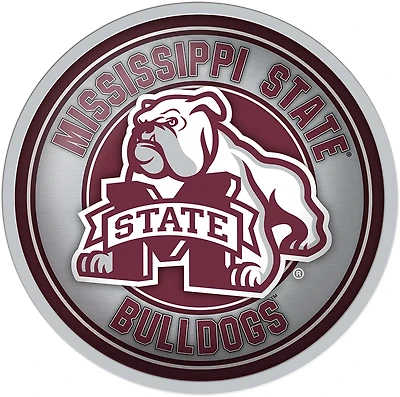 The Fan-Brand Mississippi State University Mascot Modern Mirrored Disc Sign