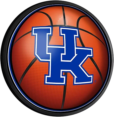 The Fan-Brand University of Kentucky Basketball Round Slimline Lighted Sign