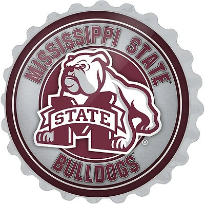 The Fan-Brand Mississippi State University Mascot Bottle Cap Sign