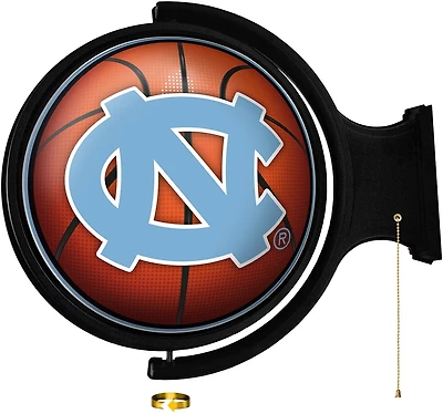 The Fan-Brand University of North Carolina Basketball Round Rotating Lighted Sign