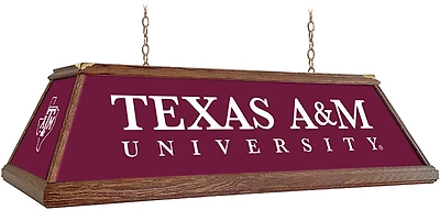 The Fan-Brand Texas A&M University Premium Wood Pool Table Light