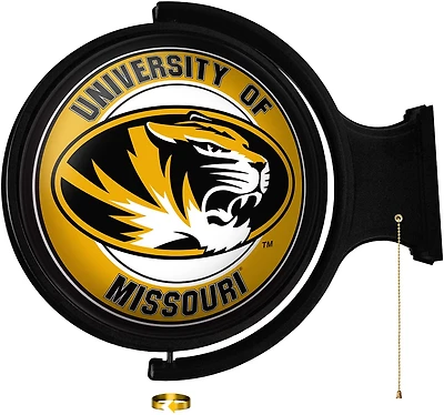 The Fan-Brand University of Missouri Round Rotating Lighted Sign
