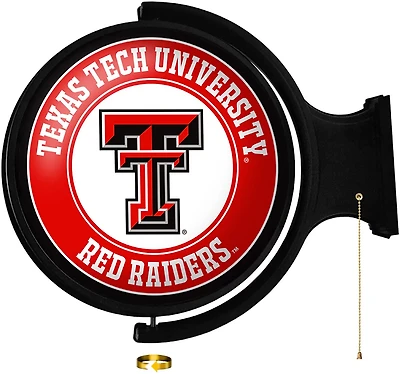 The Fan-Brand Texas Tech University Original Round Rotating Lighted Sign