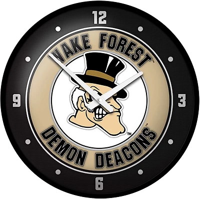 The Fan-Brand Wake Forest University: Mascot Modern Disc Clock
