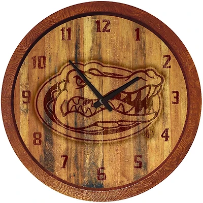 The Fan-Brand University of Florida Branded Faux Barrel Top Clock