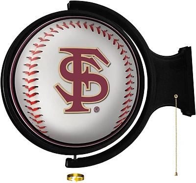 The Fan-Brand Florida State University Baseball Round Rotating Lighted Sign
