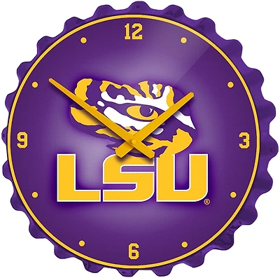 The Fan-Brand Louisiana State University Bottle Cap Clock