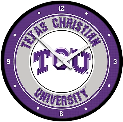 The Fan-Brand Texas Christian University Modern Disc Clock