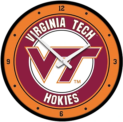 The Fan-Brand Virginia Tech Modern Disc Clock