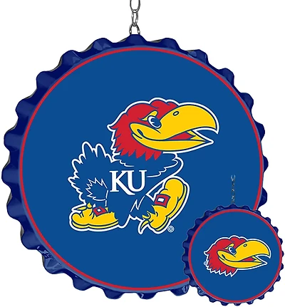 The Fan-Brand University of Kansas Bottle Cap Dangler