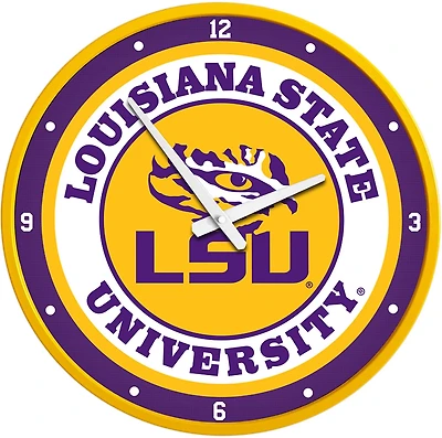 The Fan-Brand Louisiana State University Modern Disc Clock