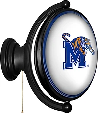 The Fan-Brand University of Memphis Oval Rotating Lighted Sign